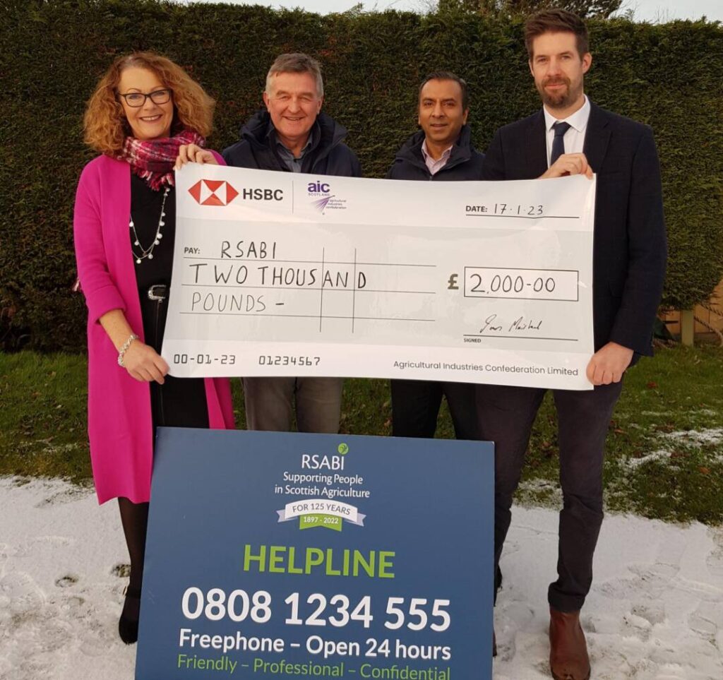 RSABI AIC Scotland donation Jan 23